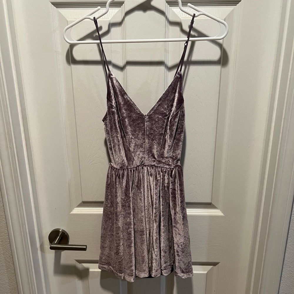 Silence & Noise Velvet Romper